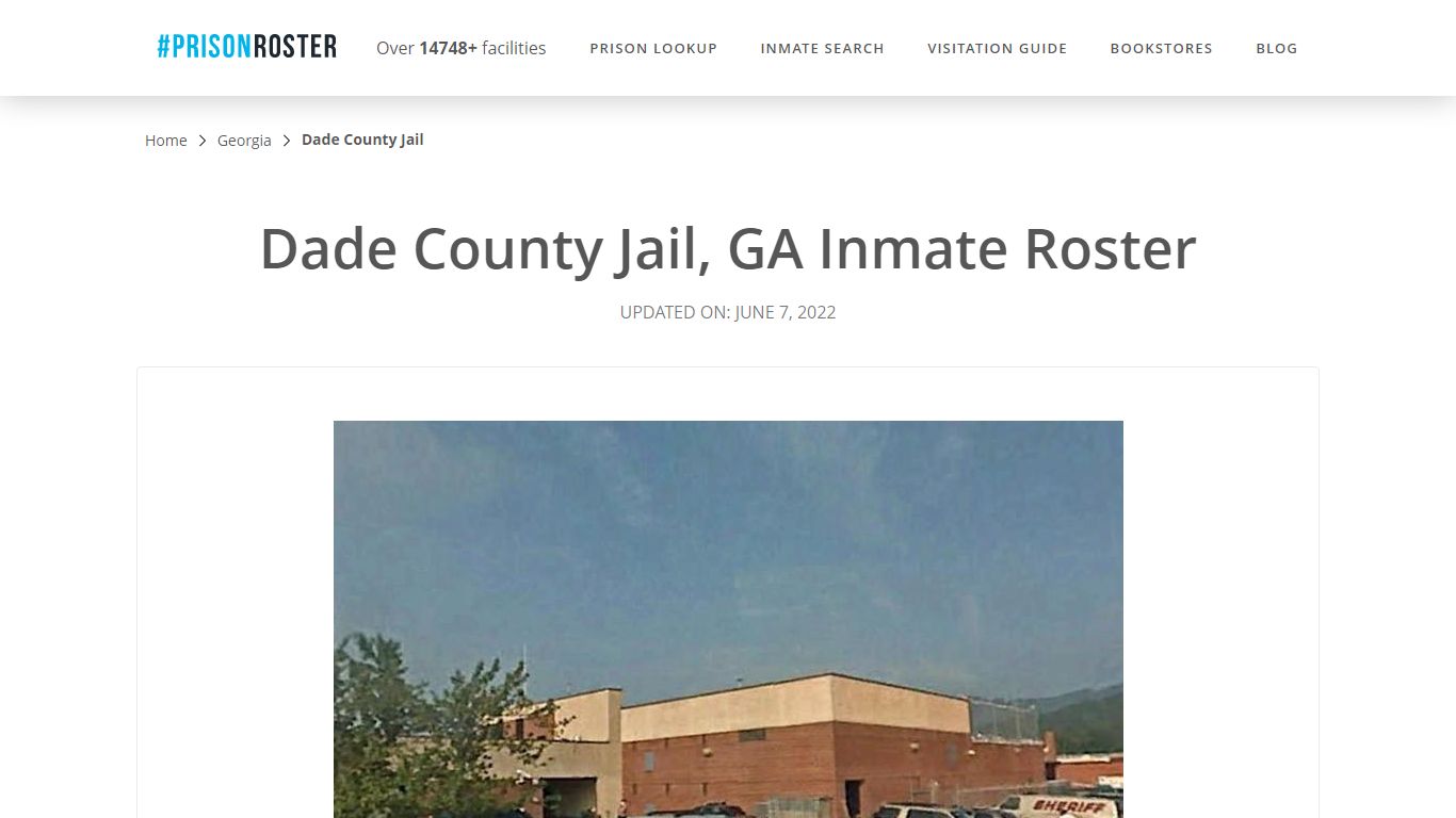 Dade County Jail, GA Inmate Roster - Prisonroster
